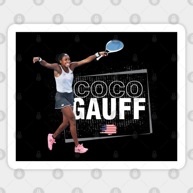 Coco Gauff Sticker by Nagorniak